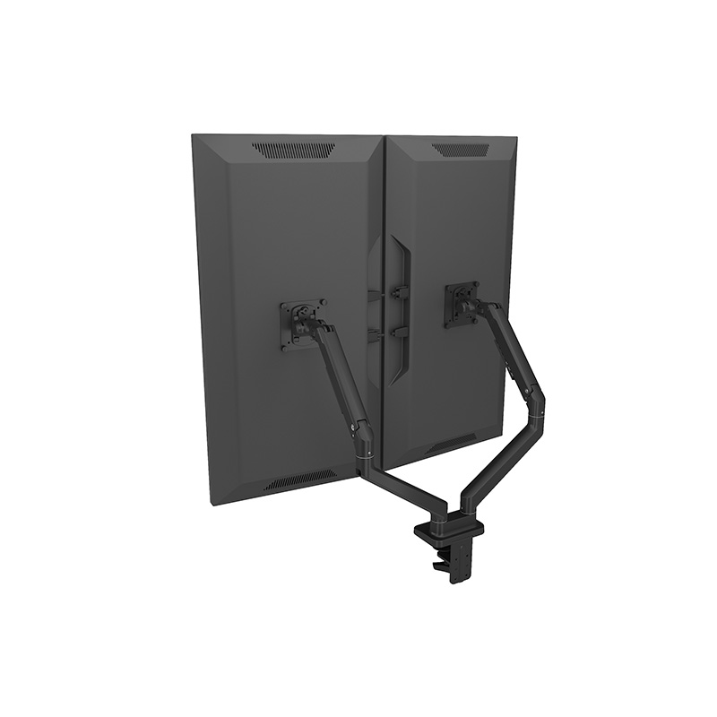 Mechanische Feder Dual Monitor Armsäule Desk