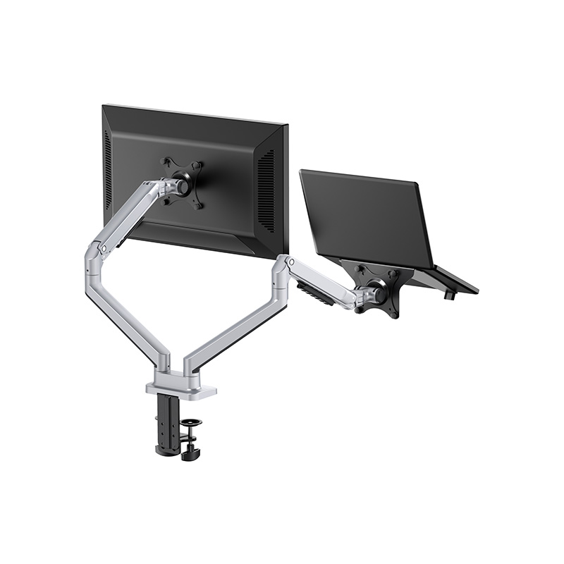 Mechanische Feder Dual Monitor Armsäule Desk